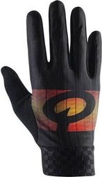 Prologo Faded Long Gloves Black / Orange