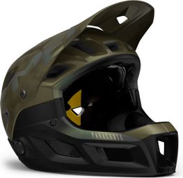 MET Parachute MCR Mips Helmet with Removable Chin Guard Matte Green