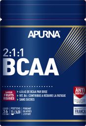 Voedingssupplementen Apurna BCAA 2:1:1 Red Fruits - 400g pot
