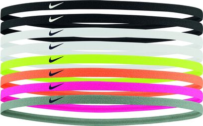 Nike Skinny Mini Headbands (8 Pieces) Multicolor