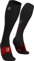 Par de calcetines de recuperación negros Compressport Full Socks Recovery
