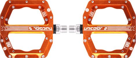 SB3 Unicolor 2 Orange Flat Pedals