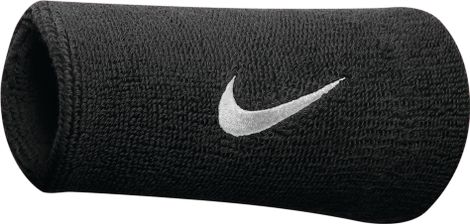 Nike Swoosh-Armbänder Schwarz (Paar)