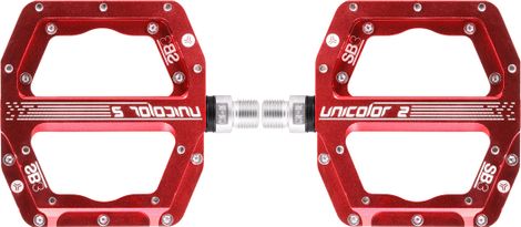 SB3 Unicolor 2 Red Flat Pedals