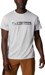T-Shirt Columbia Alpine Chill Zero Graphic Blanc Homme