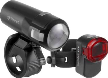 AXA kit d'éclairage Compactline usb 35 lux noir