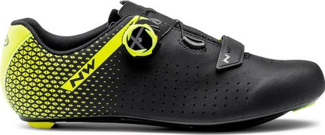 Northwave CORE PLUS 2 Shoes Black / Fluo Yellow
