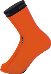 Santini Vega H31 Waterproof Shoe Covers Orange