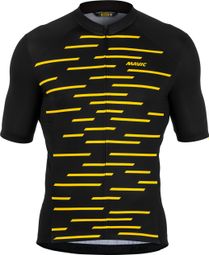 Mavic Cosmic Short Sleeve Jersey Black/Yellow