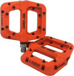Paar BST Parts E-Vident Orange Flat Pedals