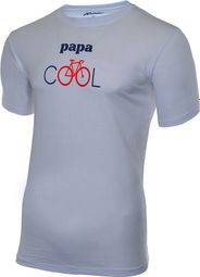 T-Shirt Manches Courtes Rubb'r Papa Blanc