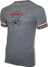 T-Shirt Manches Courtes Rubb'r Happiness Gris