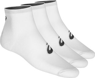 3-Pair Pack of Asics Quarter Socks White