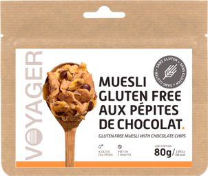 Voyager Gevriesdroogde Maaltijd Glutenvrije Muesli met Chocolade Chips 80g