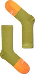 Pair of MAAP Division Sock Fern Green / Orange Socks