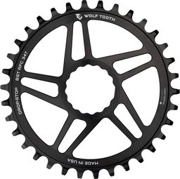 Wolf Tooth Direct Mount Race Face Cinch Boost 3 mm Drop-Stop B chainrings Black