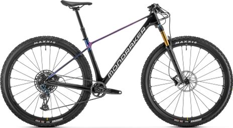 Mondraker Chrono Carbon DC RR Bicicleta de montaña semirrígida Sram GX/NX Eagle 12V 29'' Negra/Morada 2024