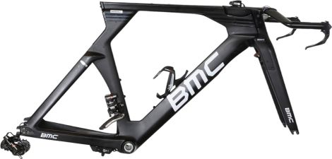 Vélo Team Pro - Kit Cadre / Fourche BMC Timemachine 01 AG2R Campagnolo Super Record EPS 11V Patins 2021 'Sarreau'