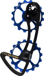 CyclingCeramic Oversized Derailleur Cage 16/16T for Sram Rival/Force/Red Mechanical 11S Derailleur Blue