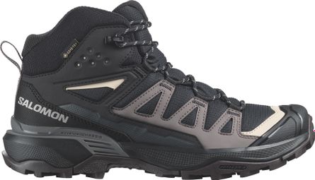 Salomon X Ultra 360 Mid GTX Women's Hiking Shoes Black Grey