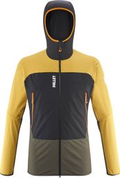 Millet Fusion XCS Hoodie Softshell Jacket Khaki/Yellow