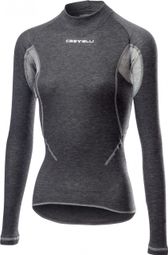 Castelli Women's Long Sleeve Jersey FLANDERS 2 WARM Gray