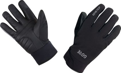 Ein Paar GORE Wear C5 Thermo Gore-Tex Handschuhe Schwarz