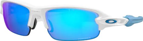 Oakley Flak XXS Kindersonnenbrille Polished White / Prizm Sapphire / Ref.-Nr. OO9008-0658