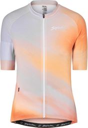 Spiuk Top Ten Women's Short-Sleeve Jersey Grey/Orange