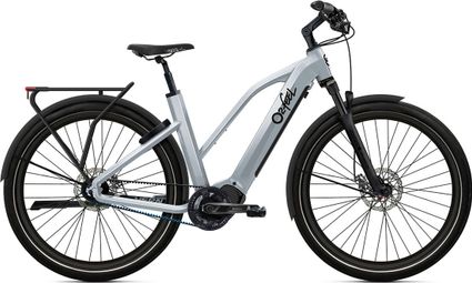 Vélo de Ville Électrique O2 Feel Vern Urban Power 9.2 Mid Shimano Nexus Inter 5-E 5V 720 Wh 27.5'' Gris Polaire