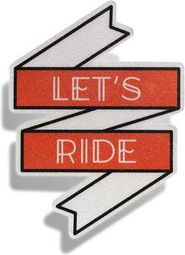 Thousand Let's Ride Reflecterende Sticker
