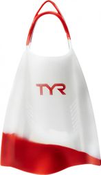 TYR Hydroblade Fins Clear Red Fins