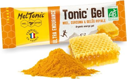 Gel Énergétique Meltonic Tonic'Gel Bio Ultra Endurance Miel Curcuma Gelée Royale 20g