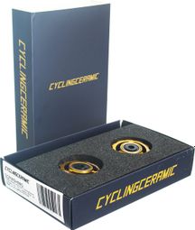 Galets CyclingCeramic Shimano 10/11v (Edition Limitée Gold)