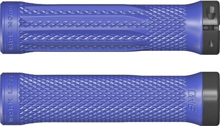 Pair of Blue OneUp Lock-On Grips