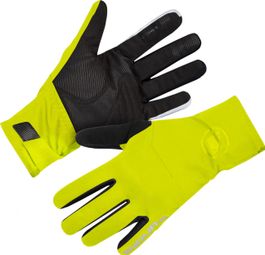 Endura Deluge Long Gloves Neon Yellow