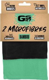 Paquete de  2toallas de microfibra de bambú  GS27x2
