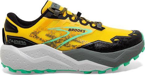 Brooks Caldera 7 Verde Amarillo Zapatillas de trail para hombre