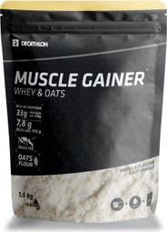 Poudre Whey Muscle Gainer Decathlon Nutrition Vanille 1.5kg