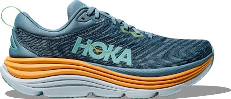 Chaussures Running Hoka One One Gaviota 5 Bleu Orange Homme