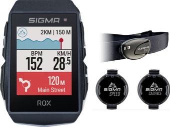 Sigma ROX 11.1 Evo Sensor Set GPS Computer Black