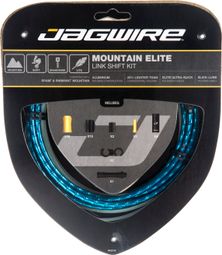 Kit Câble et Gaine VTT Jagwire Mountain Elite Link pour Dérailleur Bleu