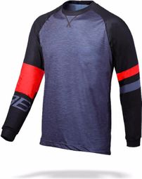 Maillot VTT Manches Longues BBB answitchback Gris Noir Rouge