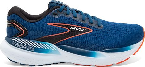 Brooks Glycerin GTS 21 Running Shoes Blue Red Men's