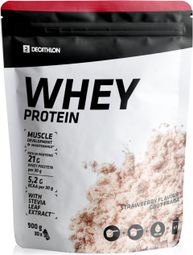 Poudre Whey protéine Decathlon Nutrition Fraise 900g