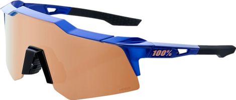 100% Speedcraft XS Goggles - Gloss Cobalt Blue - Copper Mirror Hiper
