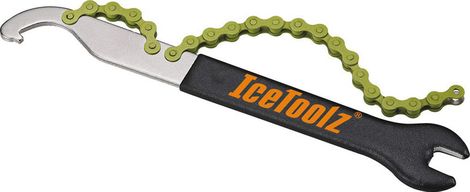 Herramienta de cadena IceToolZ + llave de pedal