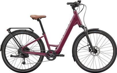 Bicicleta eléctrica urbana Cannondale Mavaro Neo SL 2 Low Step Thru MicroShift 7V 360 Wh 27,5'' Rojo Cereza