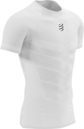 Maillot manches courtes Compressport On/Off Blanc