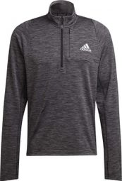 Sweatshirt 1/2 zip chaud à 3 barres adidas Run Icons
